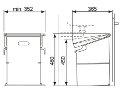 Müllex Abfalleimer SINGLE 35