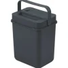 Müllex Komposteimer Boxx 5 l, komplett, Schwarz