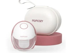 momcozy M6 Einzel Milchpumpe maroon Elektrisch
