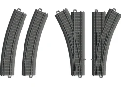 Märklin Kunststoffgleis Weichen Set, my world, H0