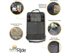 MyHappyRide Rückenlehnenschutz Trittmatte Autositz Schoner