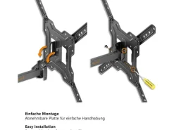My Wall Wandhalterung HEG6L Economy-Line Schwarz/Keine Angabe