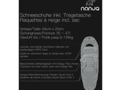 Nanuq Schneeschuh Explorer Blau