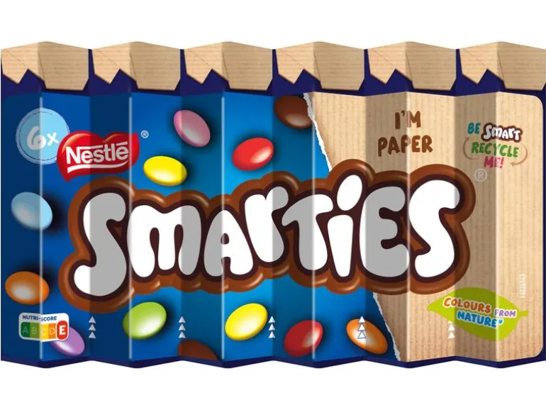 Nestlé Snacks Schokolade Smarties 6 x 34 g