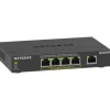Netgear PoE Switch GS305Pv3 5 Port, PoE Budget: 63 W