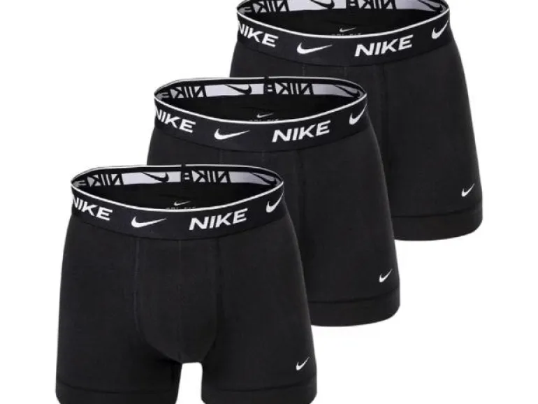 NIKE Boxershorts 3 Pack Trunk L, black