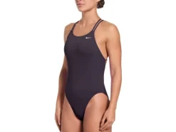 Nike Swim Badeanzug Hydrastrong Solid Spiderback 38, Schwarz