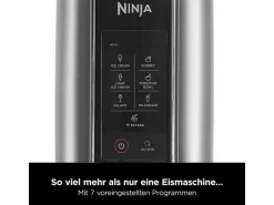 Ninja Eismaschine Creami 1.4 l, Schwarz/Silber
