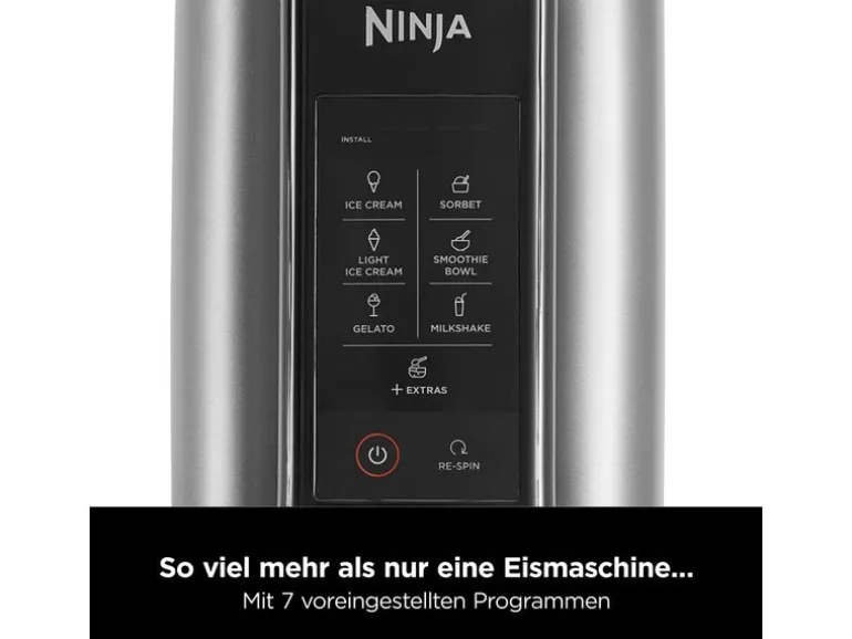 Ninja Eismaschine Creami 1.4 l, Schwarz/Silber