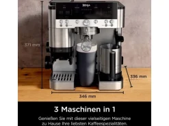 Ninja Siebträgermaschine Luxe Café Premier Schwarz/Silber