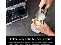 Ninja Siebträgermaschine Luxe Café Premier Schwarz/Silber