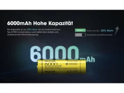 Nitecore Akku NL2160 6000 mAh