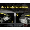 Nitecore Stirnlampe HC75UHE 3000 lm Schwarz/Gelb