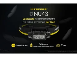Nitecore Stirnlampe NU43 1400 Lumen