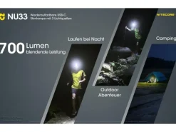 Nitecore Stirnlampe NU33 700 Lumen