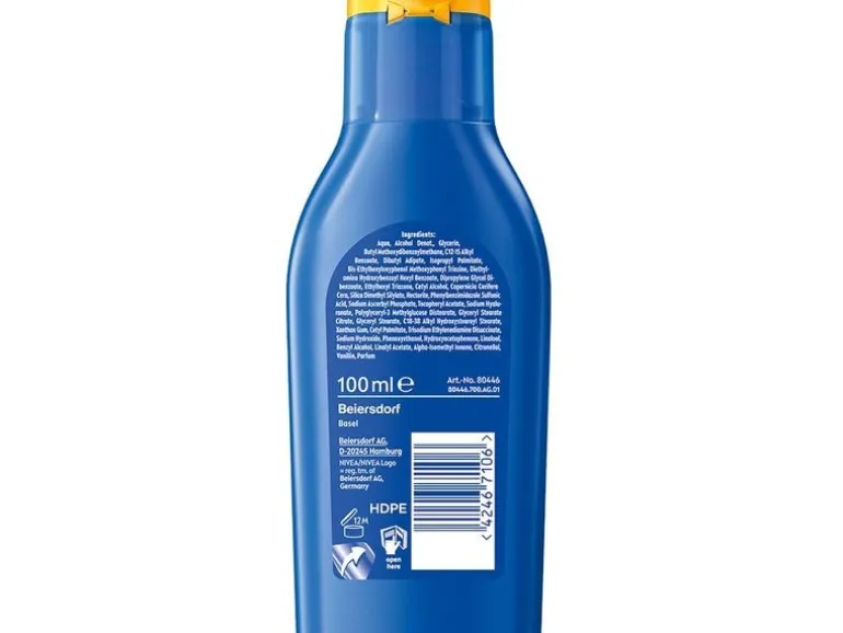 NIVEA SUN Sonnenmilch Protect & Moisture Reisegrösse LSF 50+ 100 ml