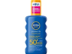 NIVEA SUN Sonnenspray Protect & Moisture LSF 50+ 200 ml