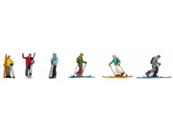 NOCH Figuren Skitourengeher H0