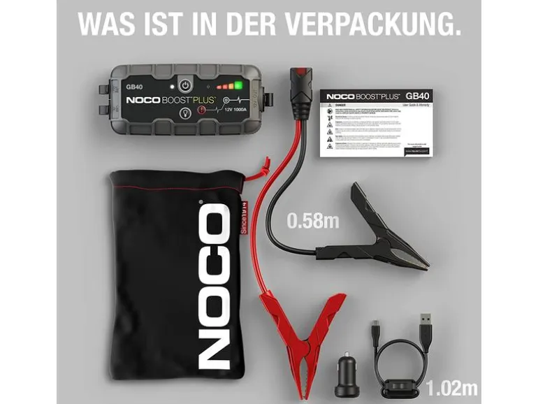 Noco Starterbatterie mit Ladefunktion GB40 12V 1000A