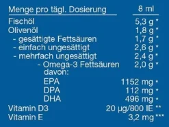 Norsan Omega-3 Premium Swiss plus Öl 250 ml