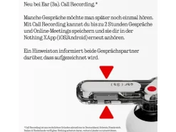 Nothing Ear True Wireless In-Ear-Kopfhörer Ear (3a) Weiss