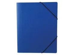 office focus Gummibandmappe A4 ohne Etikette Blau