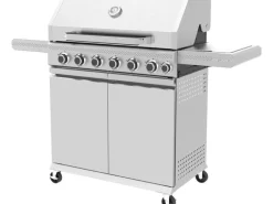 OHMEX Gasgrill OHM-BBQ-6125SB 6B+1SB 72 x 42 cm 20.5 kW