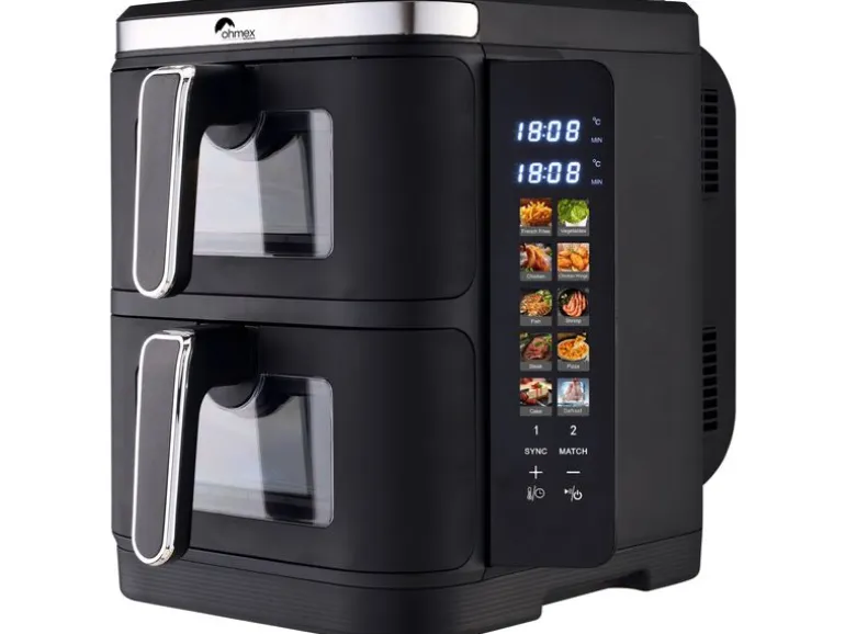 OHMEX Heissluft-Fritteuse OHM-FRY-5502AIR 11 l