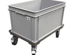 OK-LINE Fahrrahmen-Set Kunststoff, Grau, 410 x 610 mm, für Euro-Box