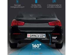 omniVID Rückfahrkamerasystem Solar4 Premium, 4.3 Zoll