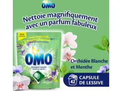 Omo Waschmittel Kapseln Blumenweiss Orchideen 42 Stück