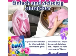 Omo Waschmittel Kapseln Fresh Rosenblüten 42 Stück à 20 Gramm