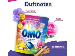 Omo Waschmittel Kapseln Fresh Rosenblüten 42 Stück à 20 Gramm