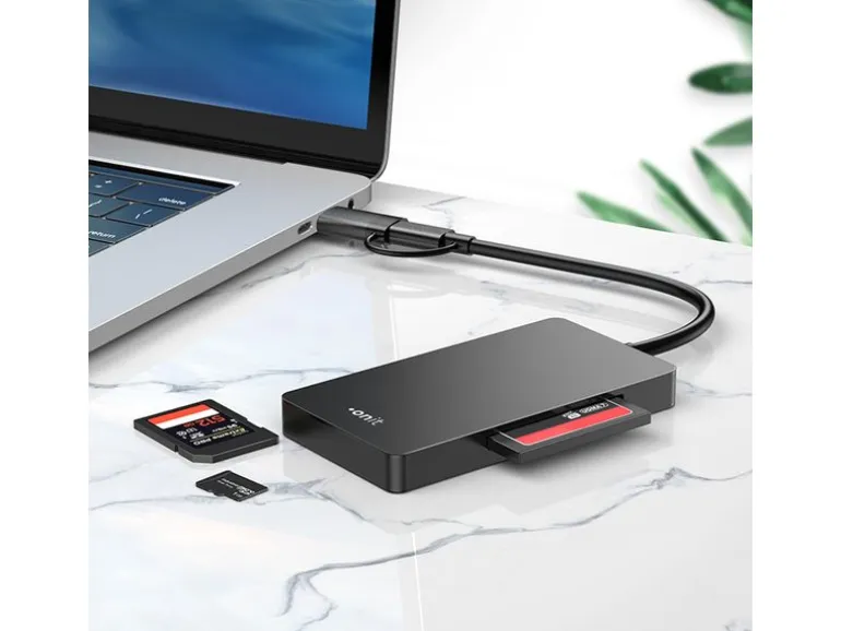 onit Card Reader Extern USB-C/A 3-in-1