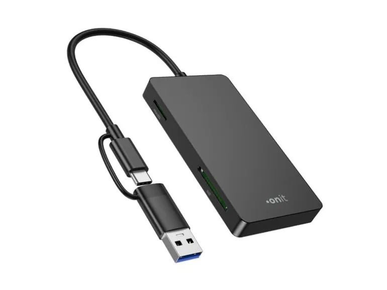 onit Card Reader Extern USB-C/A 3-in-1