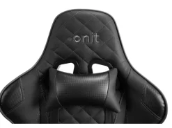 onit Gaming-Stuhl Deepblack Schwarz