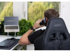 onit Gaming-Stuhl Deepblack Schwarz