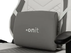 onit Gaming-Stuhl Weiss/Grau
