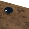 onit Gaming Tisch Ergo Vintage Schwarz/Braun