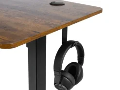 onit Gaming Tisch Ergo Vintage Schwarz/Braun