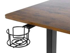 onit Gaming Tisch Ergo Vintage Schwarz/Braun