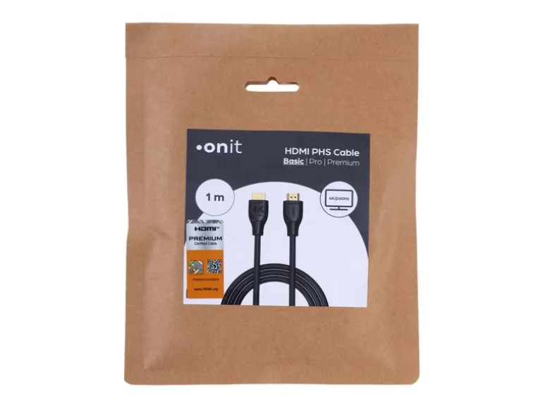 onit Kabel Basic HDMI - HDMI, 4K/60Hz, 1 m