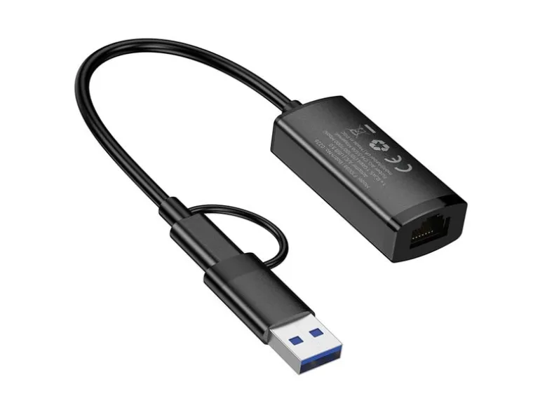 onit Netzwerk-Adapter USB-C/A – RJ45 Gigabit-LAN