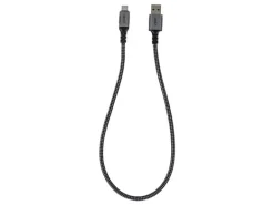 onit USB 3.1-Kabel 66 W, USB-A - USB-C, 0.5 m, Schwarz/Grau