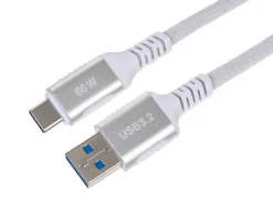 onit USB 3.1-Kabel 66 W, USB-A - USB-C, 1 m, Weiss