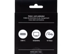 onit USB 3.1-Kabel 100 W, USB-C - USB-C, 0.5 m, Weiss