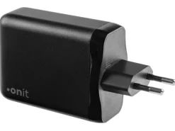 onit USB-Wandladegerät Quad 3C1A 100 W GaN Schwarz