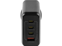 onit USB-Wandladegerät Quad 3C1A 100 W GaN Schwarz