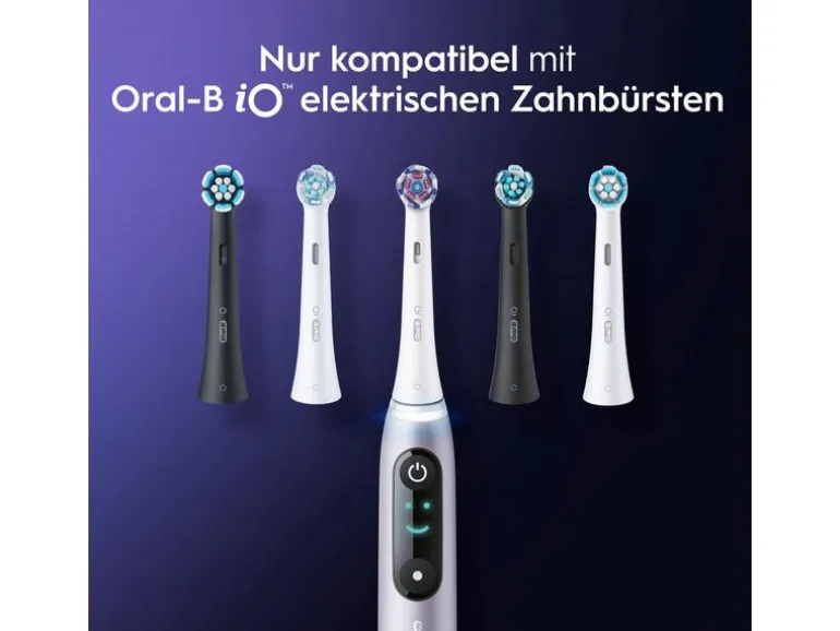 Oral-B Zahnbürstenkopf iO Ultimative Reinigung, Weiss, 8 Stück
