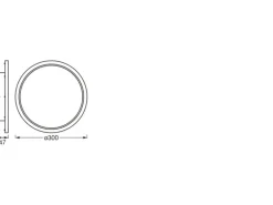 OSRAM Badezimmerleuchte SMART+ Orbis Disc 30 cm, TW
